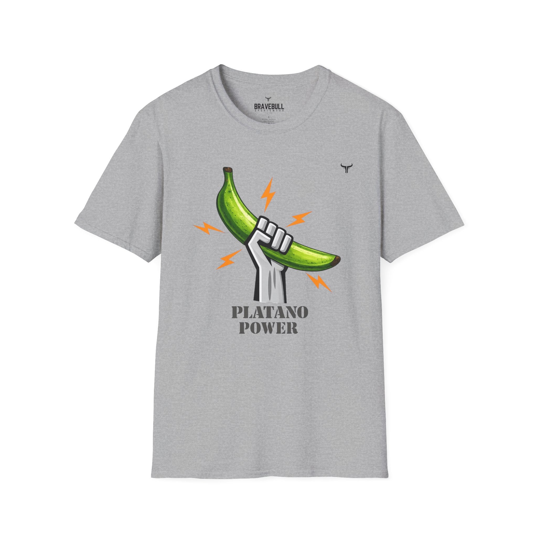 Platano Power T-Shirt – Celebrate Dominican Pride! Unisex Softstyle T-Shirt