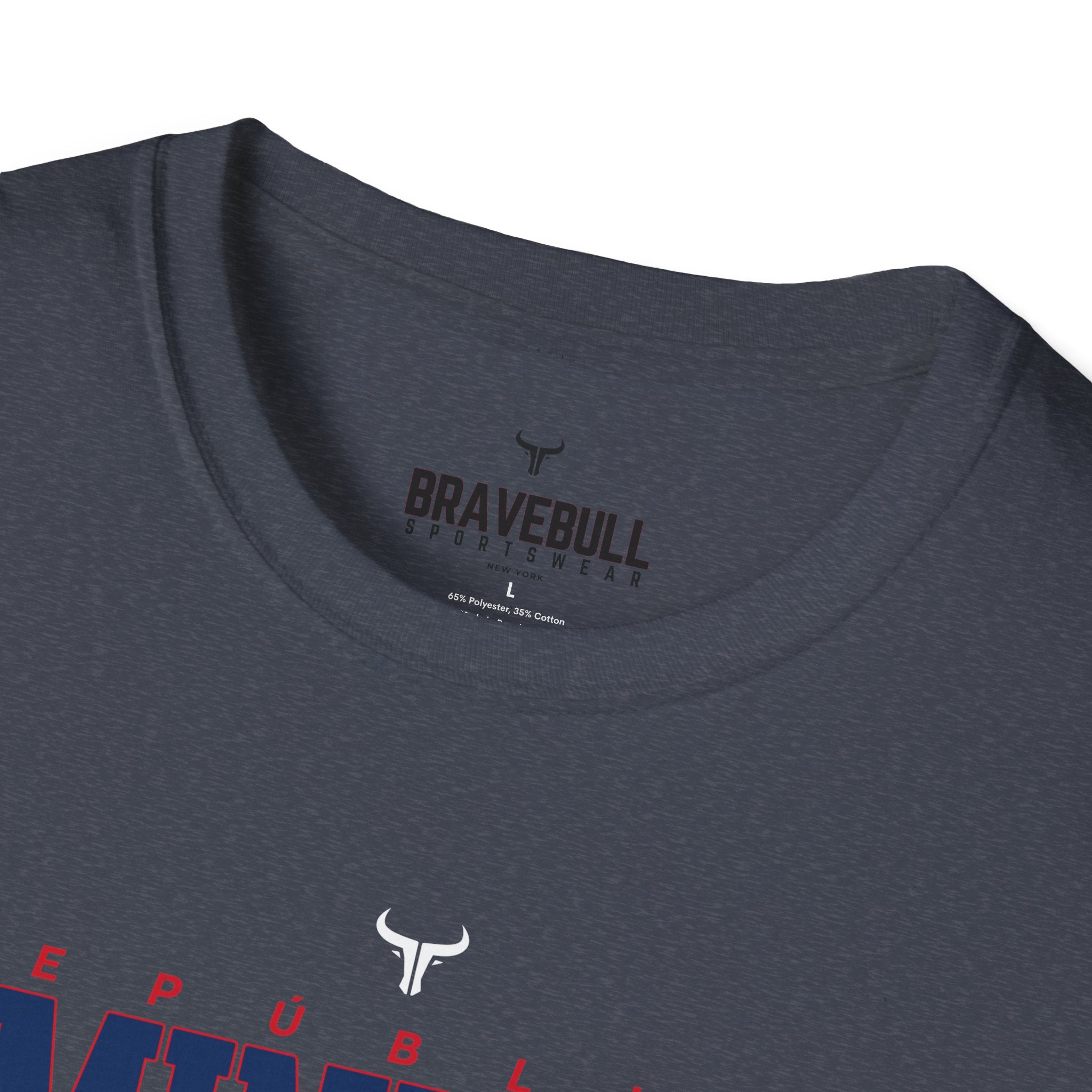 REPUBLICA DOMINICAN  WBC fan T-Shirt R Cotton Tee