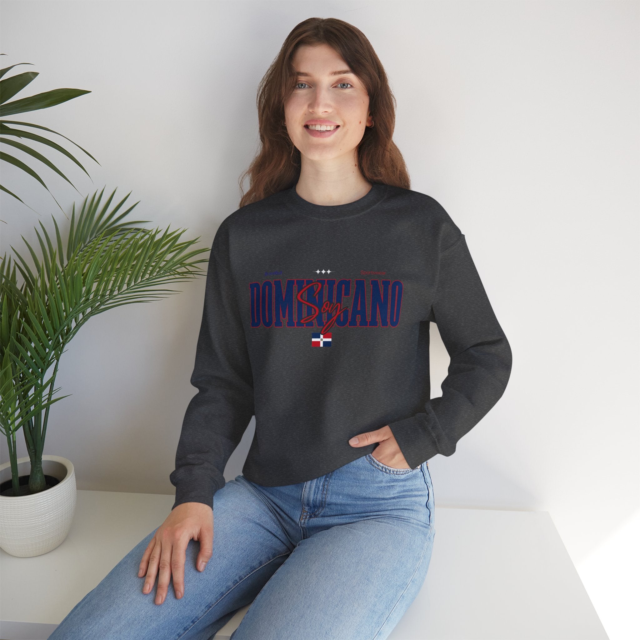 Dominicano Soy Sweatshirt — Dominican Republic Baseball Fan Crewneck