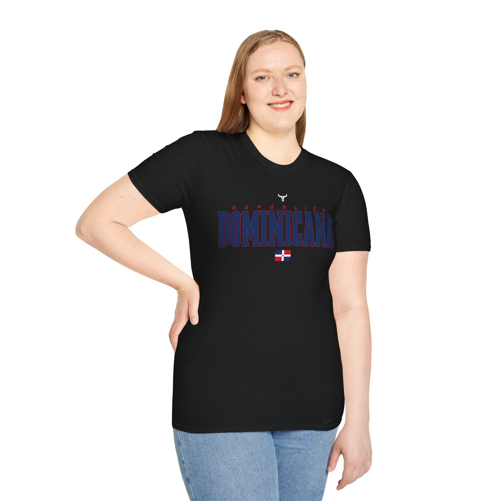 REPUBLICA DOMINICAN  WBC fan T-Shirt R Cotton Tee