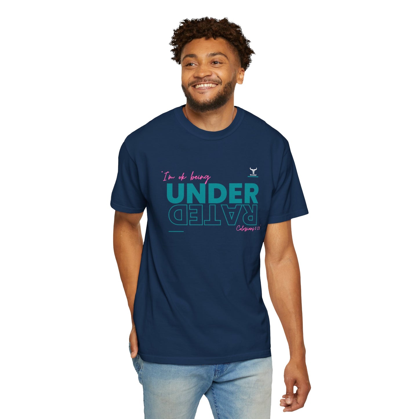 UnderRated "I'm Ok Being Underrated" Unisex Garment-Dyed T-shirt