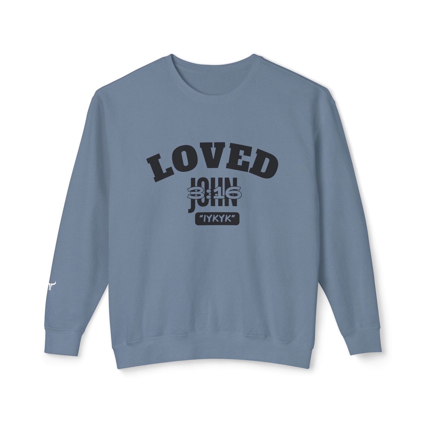 John 3:16 Crewneck Sweatshirt — IYKYK Bible Verse Christian Pullover