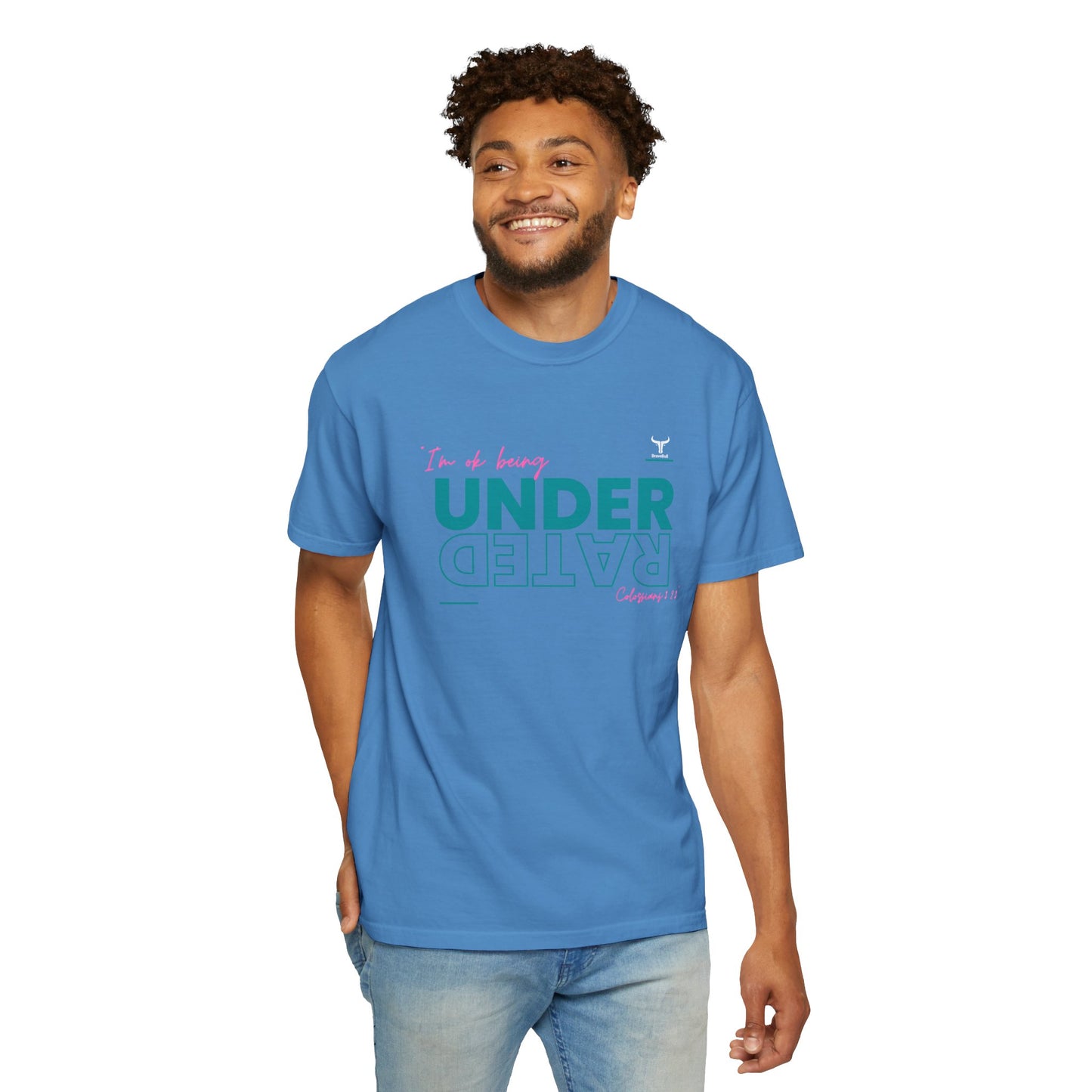 UnderRated "I'm Ok Being Underrated" Unisex Garment-Dyed T-shirt