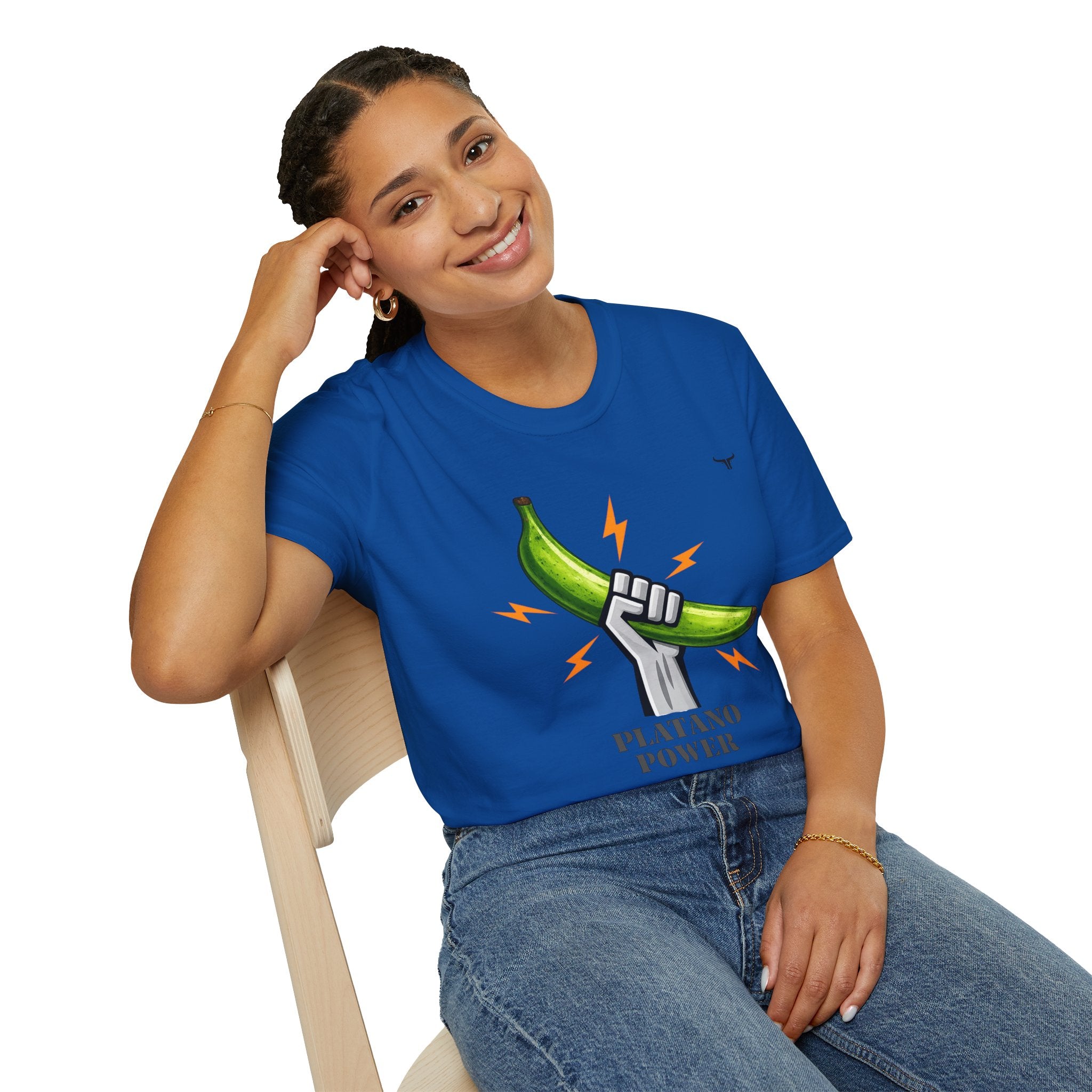 Platano Power T-Shirt – Celebrate Dominican Pride! Unisex Softstyle T-Shirt