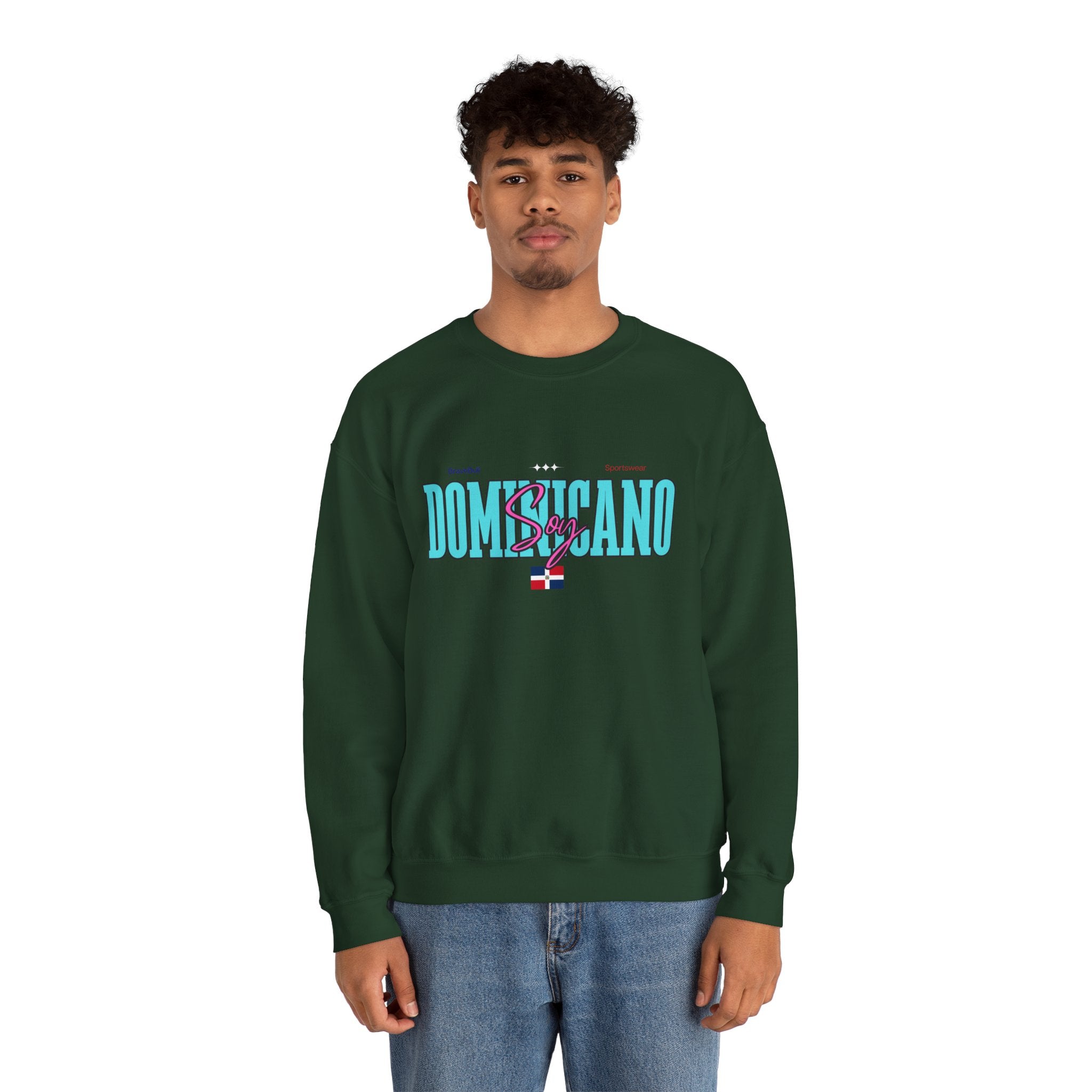 Dominicano Soy Sweatshirt — Dominican Republic Baseball Fan Crewneck