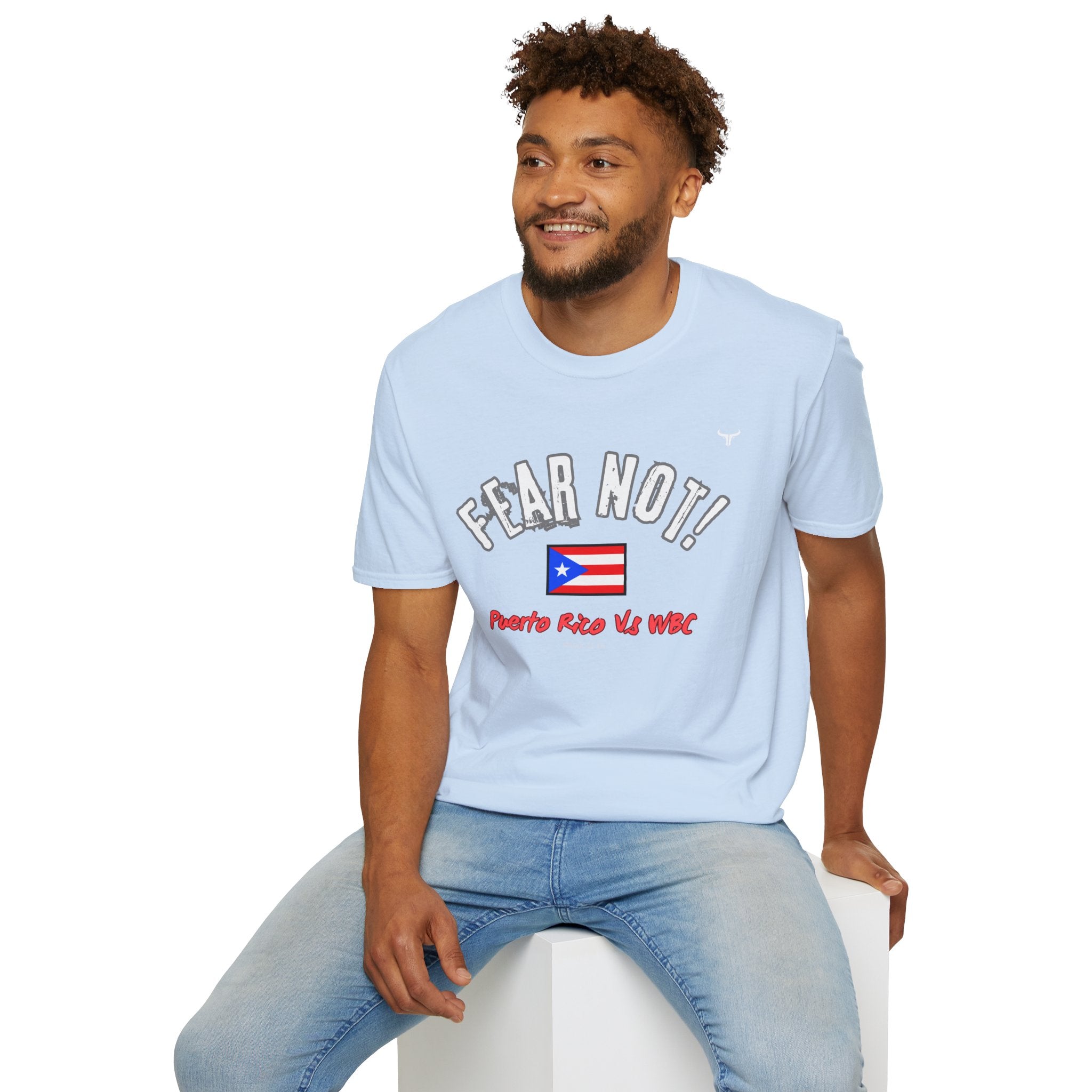 Fear Not Isaiah 4:10 Puerto Baseball Team T-Shirt