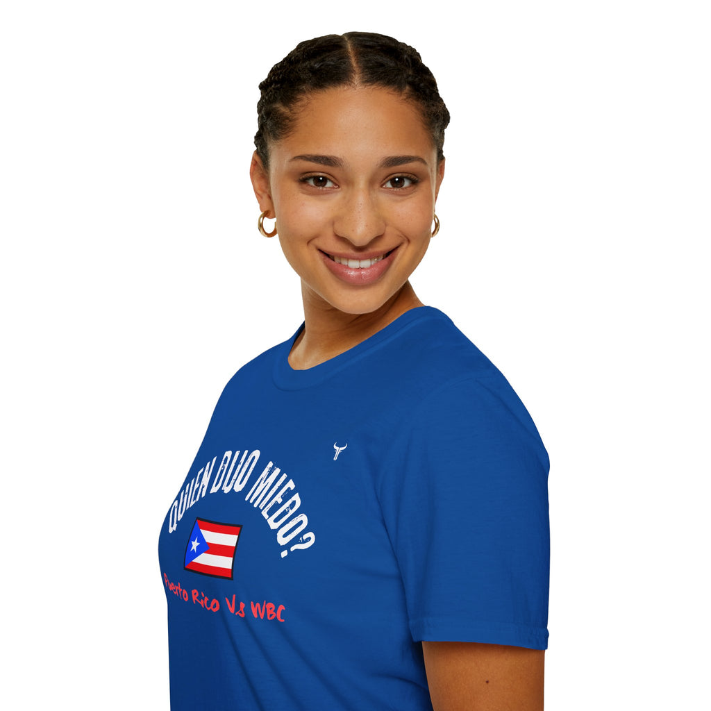 Puerto Rico Baseball Tee — "¿Quién Dijo Miedo?" Fan T-Shirt