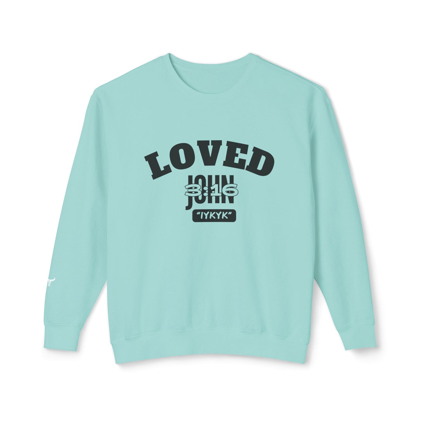 John 3:16 Crewneck Sweatshirt — IYKYK Bible Verse Christian Pullover