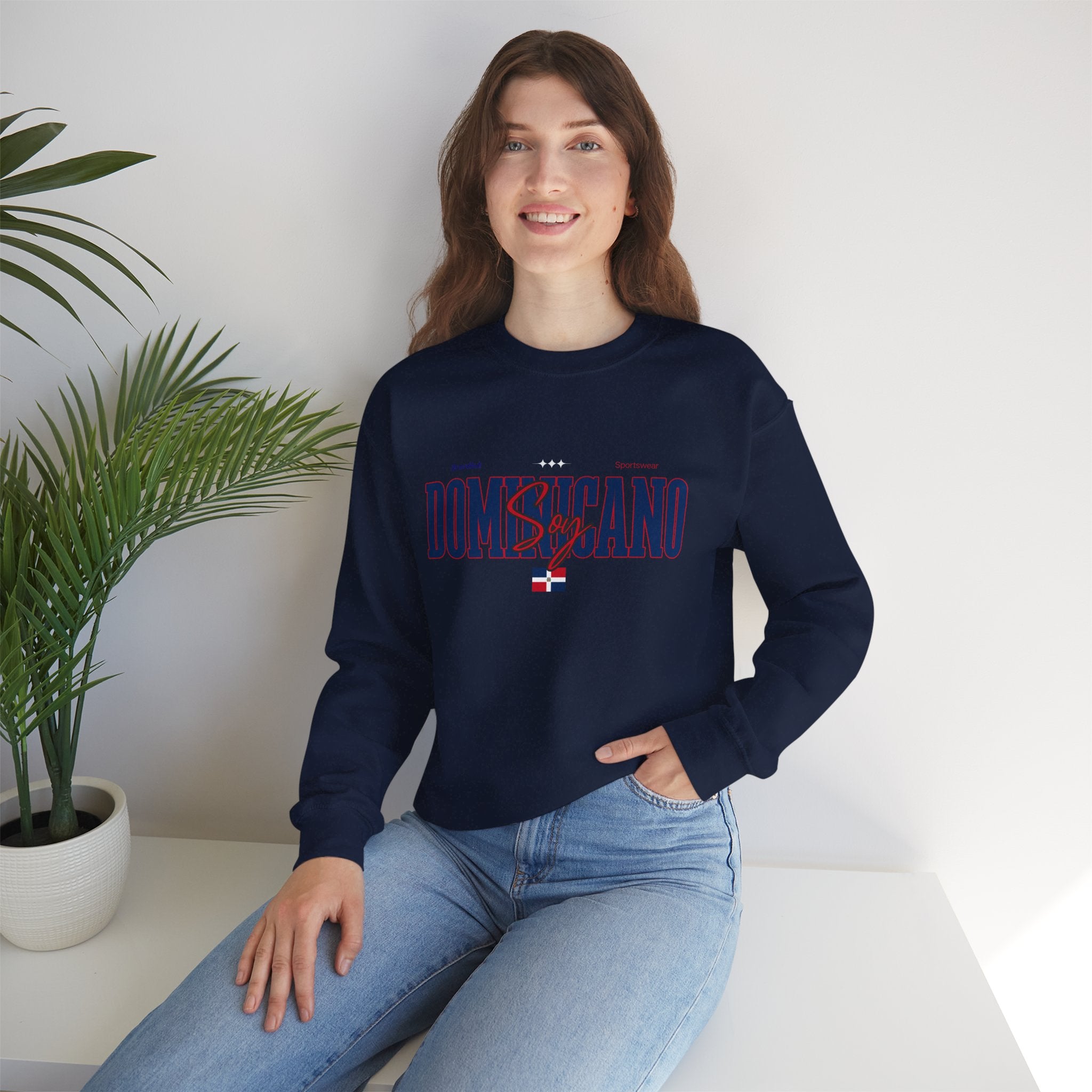 Dominicano Soy Sweatshirt — Dominican Republic Baseball Fan Crewneck