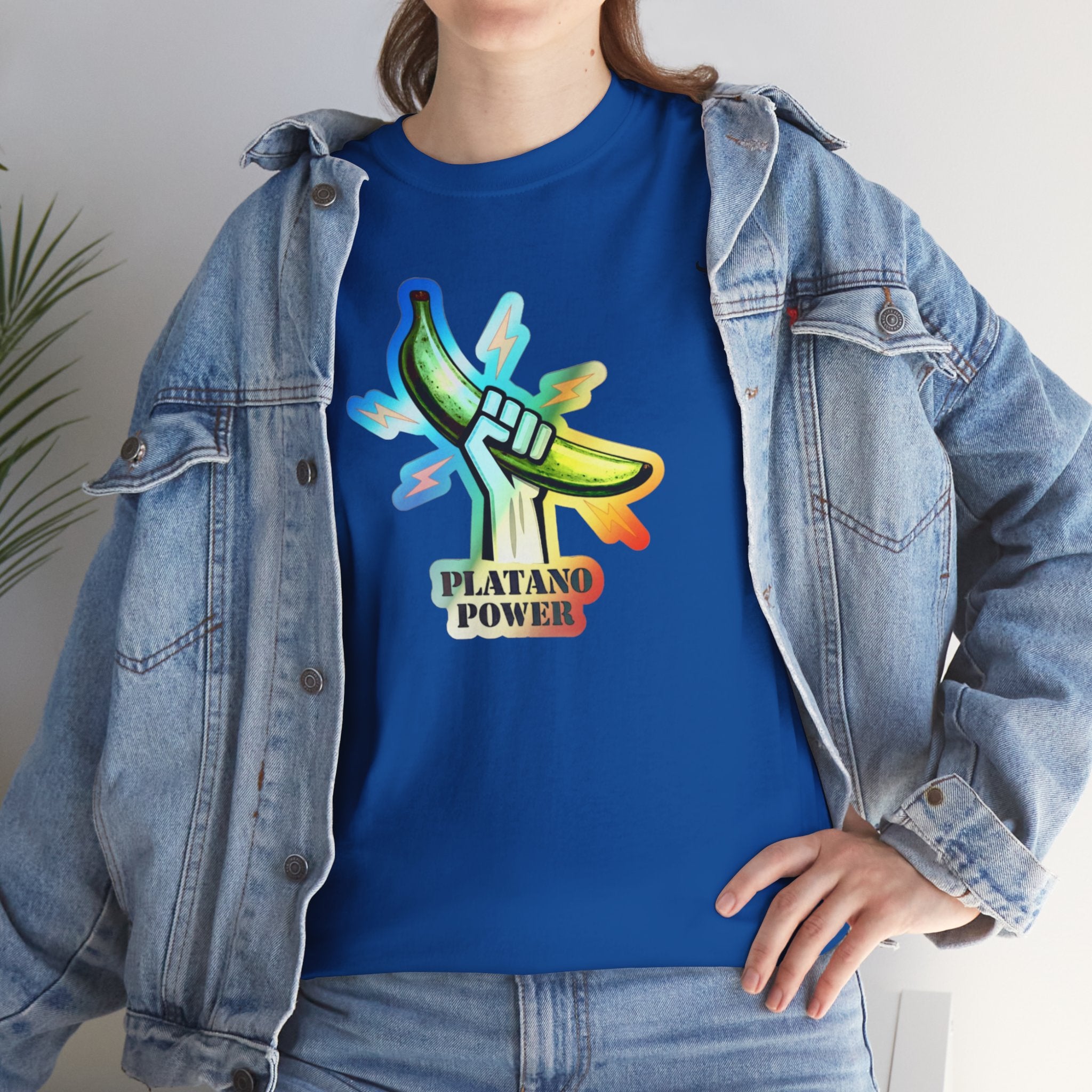 Platano Power T-Shirt – WBC Limeted Edition Unisex Heavy Cotton Tee
