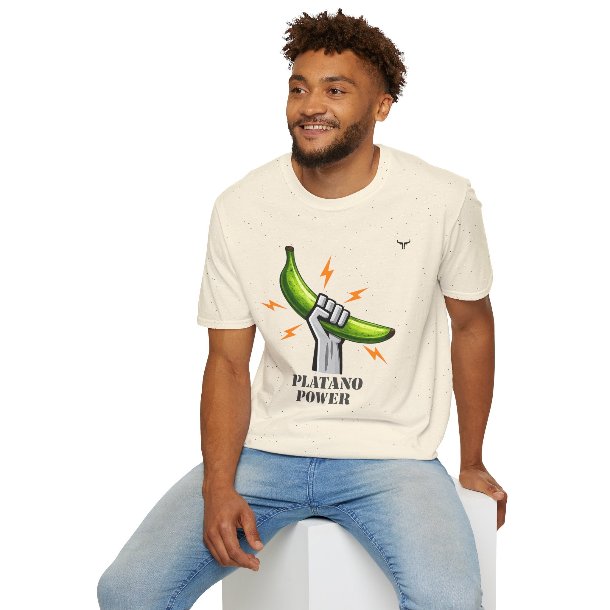 Platano Power T-Shirt – Celebrate Dominican Pride! Unisex Softstyle T-Shirt