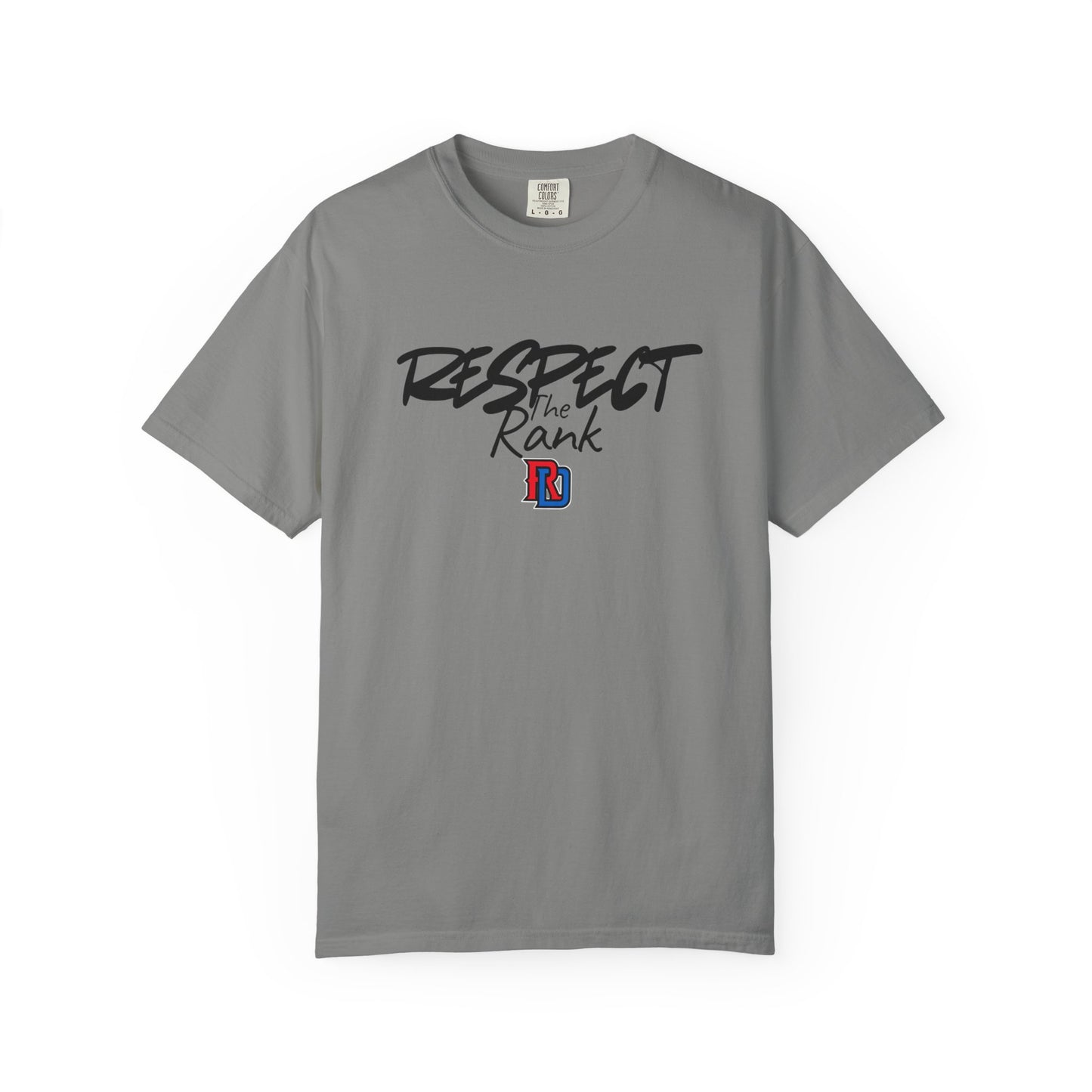Respect the Rank Dominican Republic Baseball  Unisex Garment-Dyed T-shirt