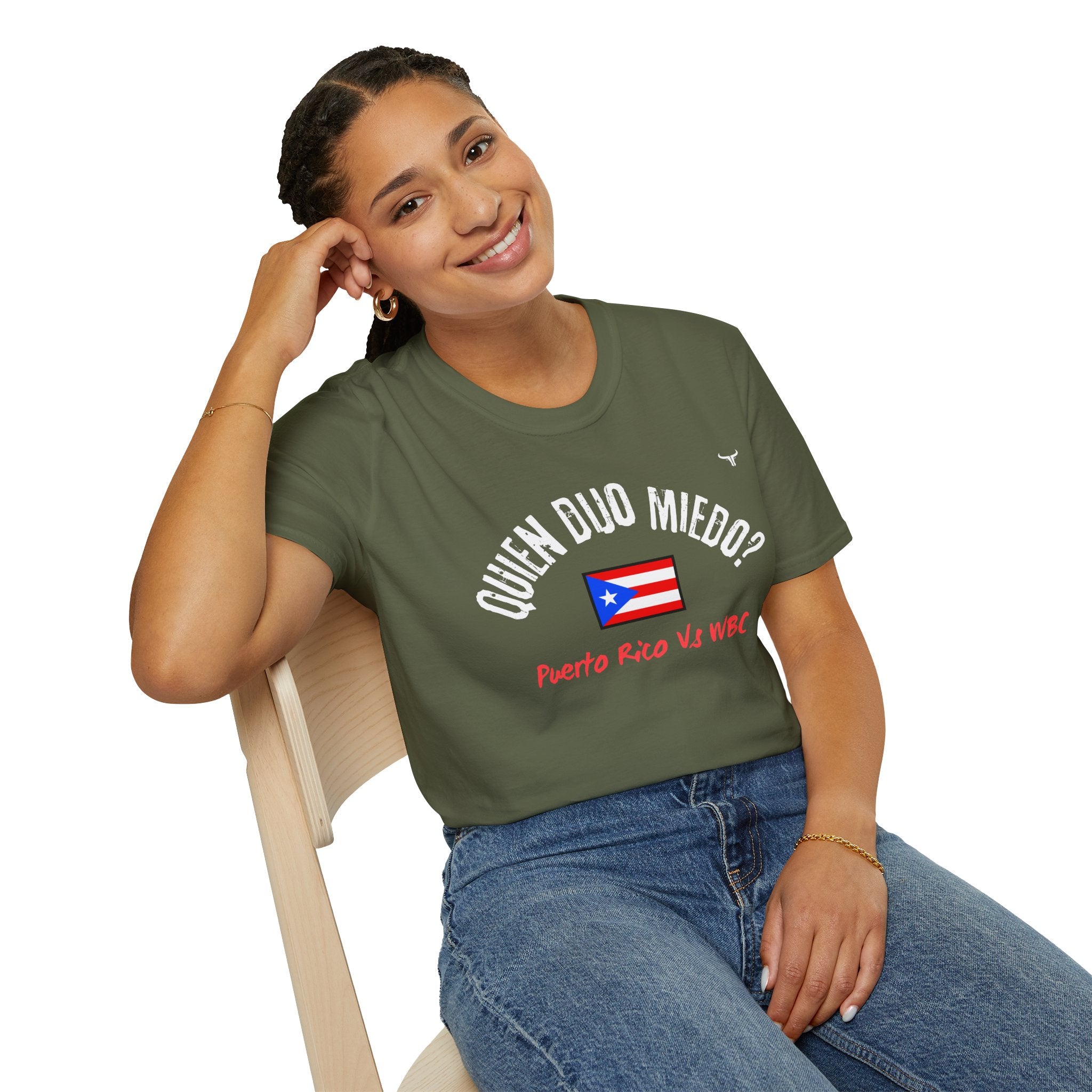Puerto Rico Baseball Tee — "¿Quién Dijo Miedo?" Fan T-Shirt