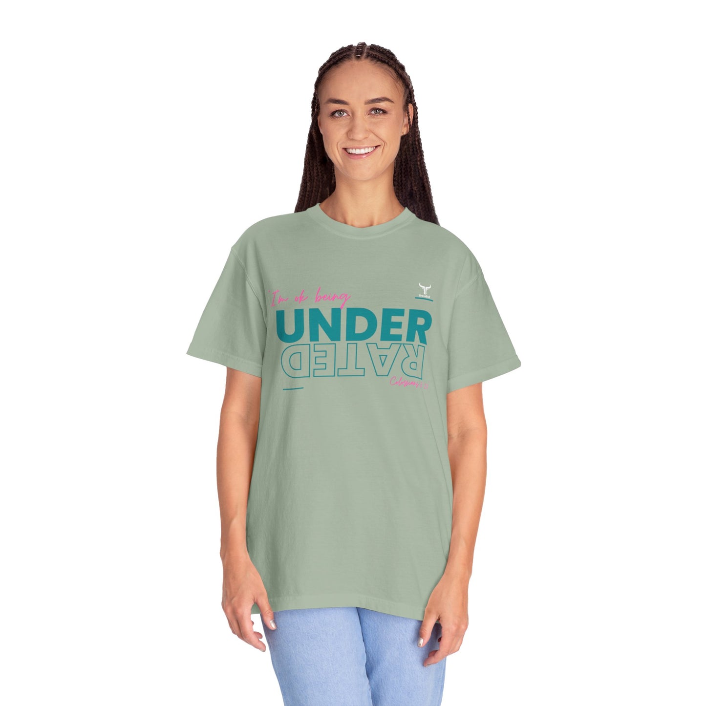UnderRated "I'm Ok Being Underrated" Unisex Garment-Dyed T-shirt