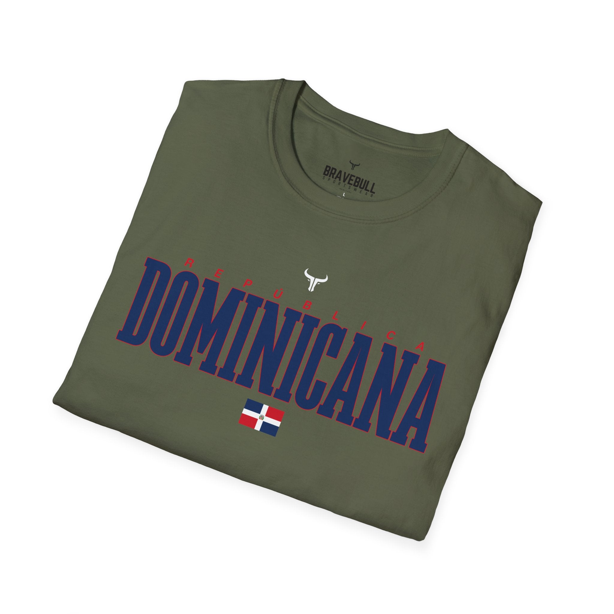 REPUBLICA DOMINICAN  WBC fan T-Shirt R Cotton Tee